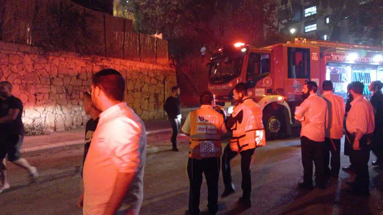 זירת הדליקה