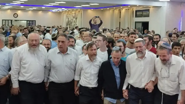 האירוע לכבודו של הרב דרוקמן