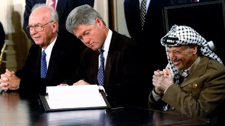 Рабин, Клинтон и Арафат