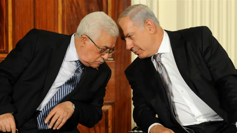 Абу Мазен и Биньямин Нетаньяху. (Архив)