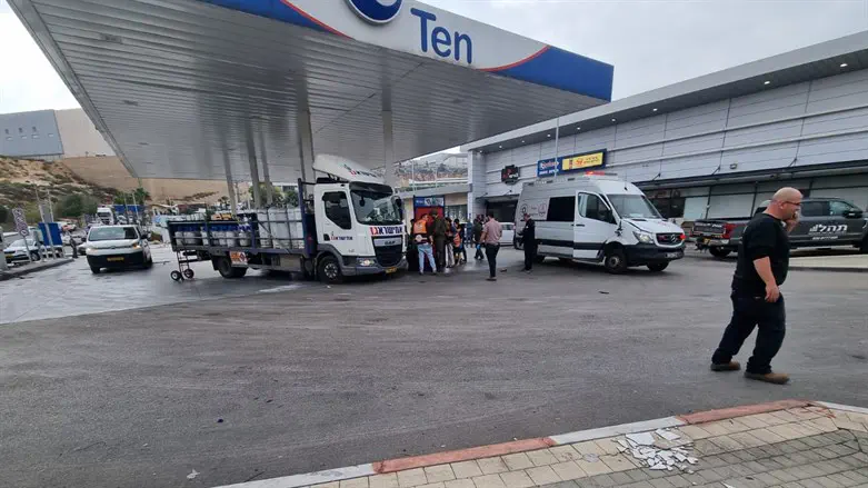 На месте теракта у въезда в промзону Ариэля