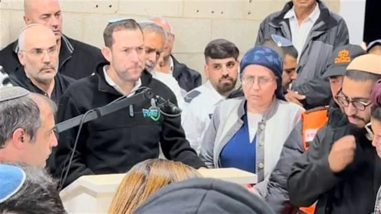 יוסי דגן בהלווית תמיר אביחי הי"ד