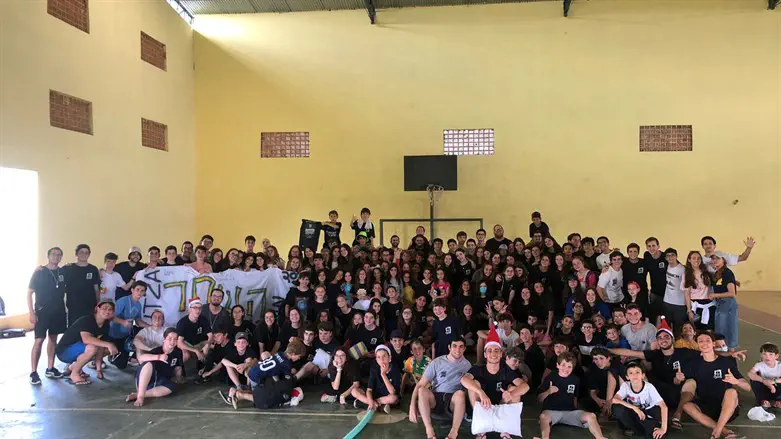 230 חניכים במחנה בני עקיבא העולמית בסאו פאולו