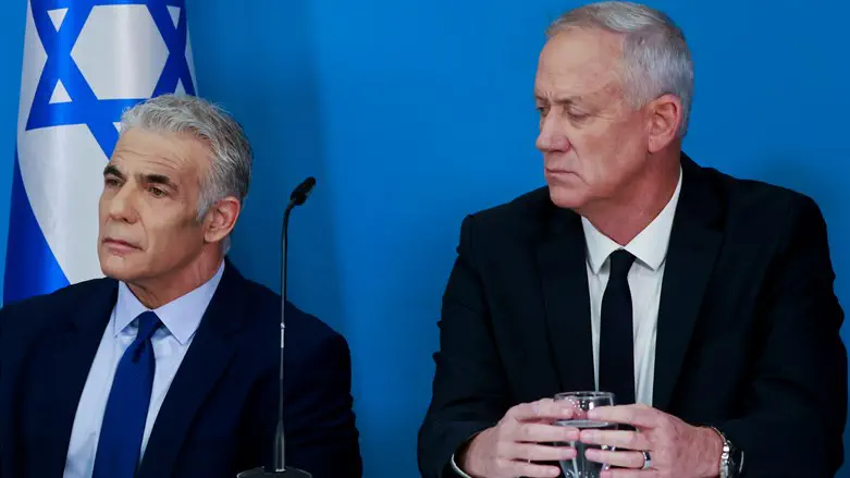 Бени Ганц и Яир Лапид