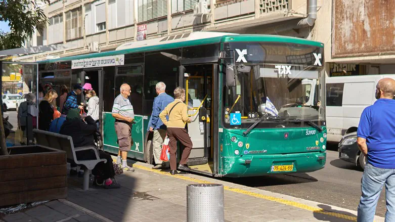 תחנת אוטובוס, אילוסטרציה