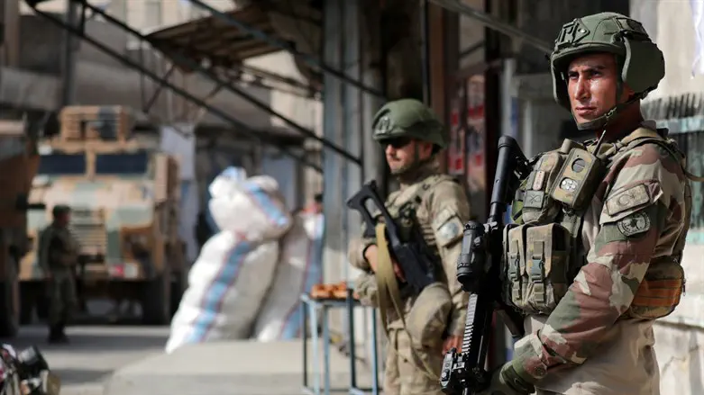 Турецкие солдаты в Сирии