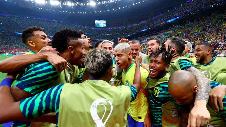 שחקני ברזיל חוגגים הערב בקטאר