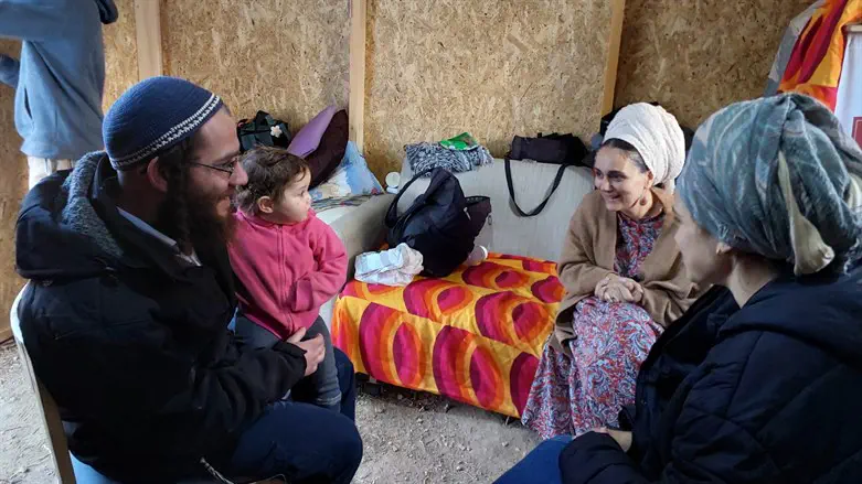 בני הזוג כהן עם חברת הכנסת