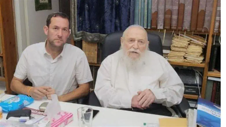 Rabbi Druckman and Yossi Dagan
