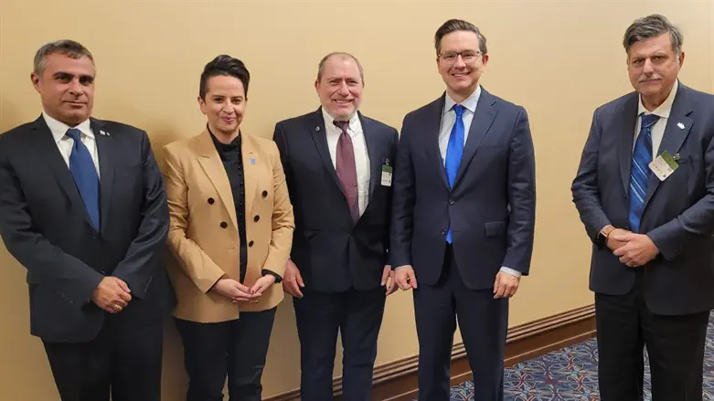 פייר פלייבר במפגש בפרלמנט