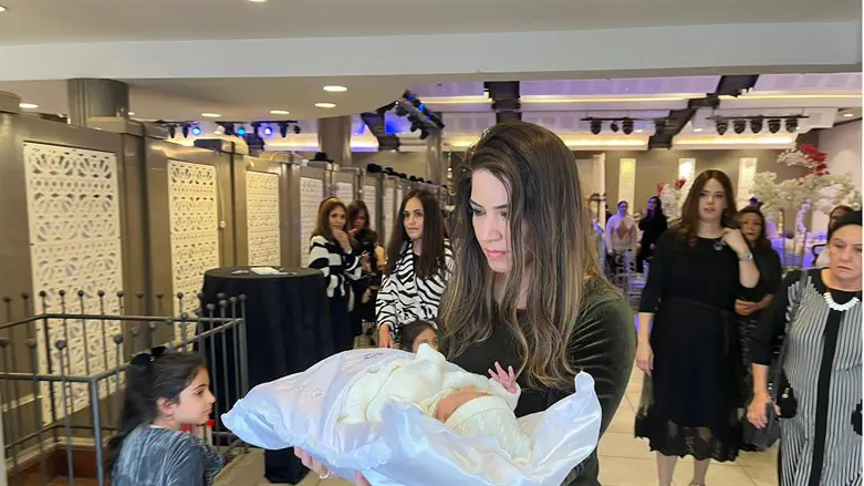 Ariella Sternbuch at the circumcision
