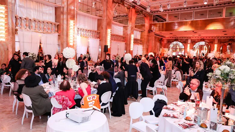 The crowd at the gala