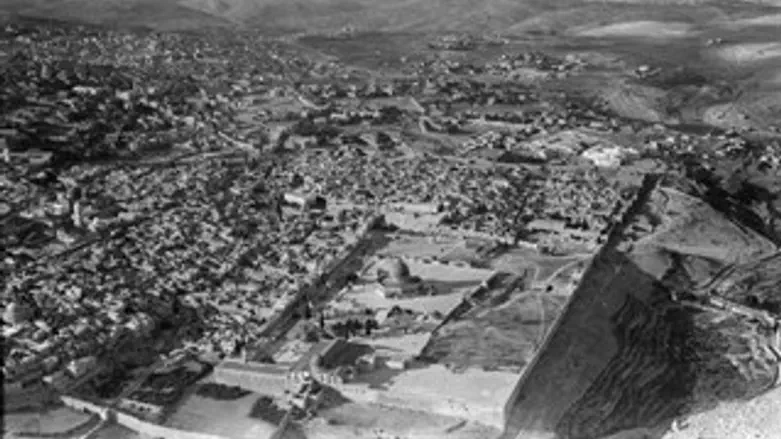 כך היתה נראית ירושלים בעבר