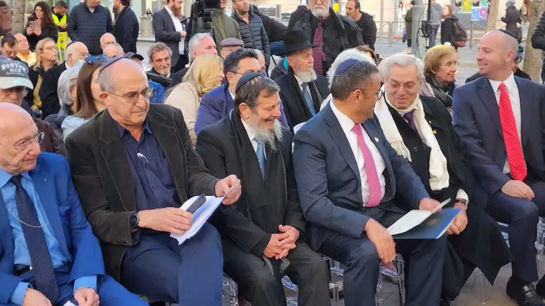 חלק ממשתתפי האירוע