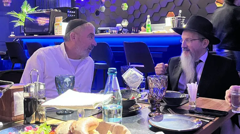 חיים רויטמן והרב ברל לזר