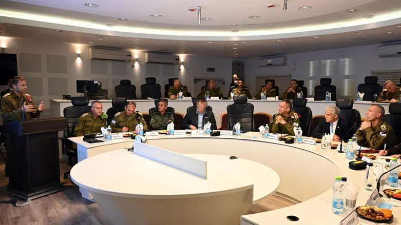 Lapid at Judea adn Samaria Division