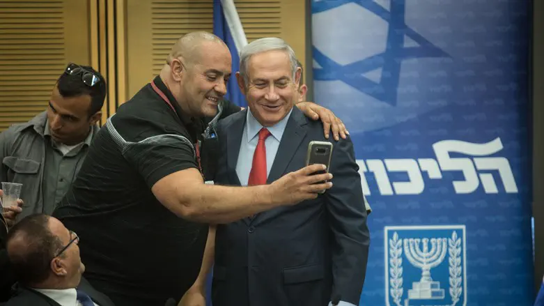 איציק זרקא עם נתניהו