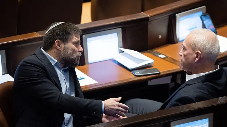 יואב גלנט ובצלאל סמוטריץ'