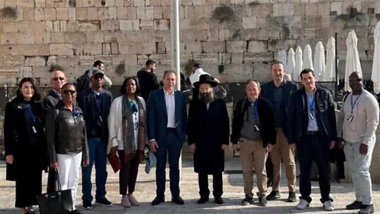 Last week's Western Wall visit