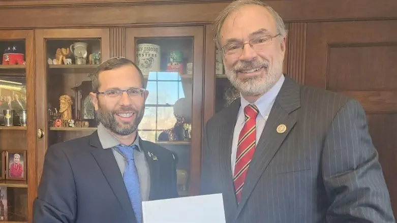 Israel Ganz and Congressman Dr. Andy Harris
