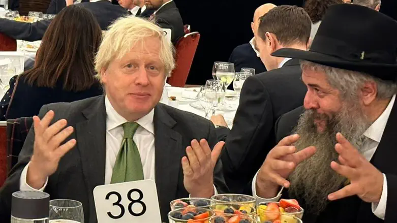 Борис Джонсон и раввин Моше Асман