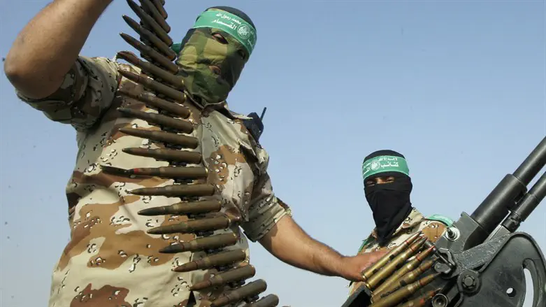 Боевики «Бригад Изз ад-Дин аль-Кассам». Иллюстрация