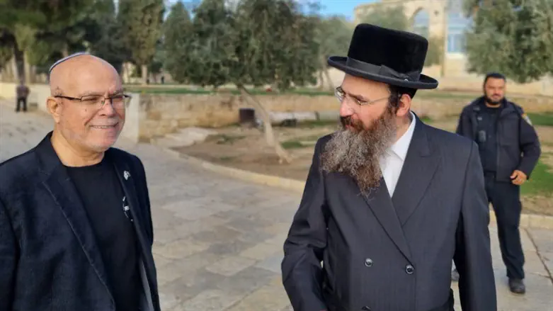 ח"כ צביקה פוגל בהר הבית