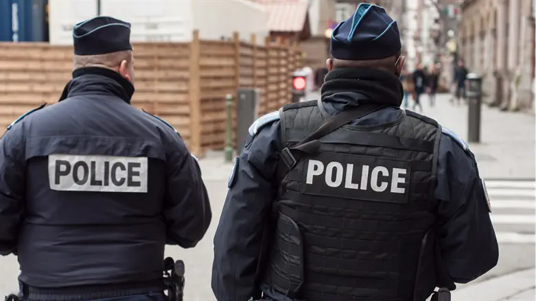 Police officers in Paris, France