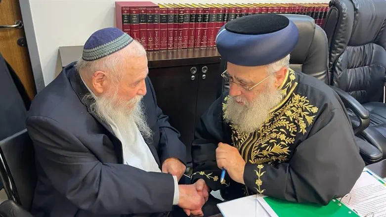 Rabbi Yitzhak Yosef and Rabbi Druckman