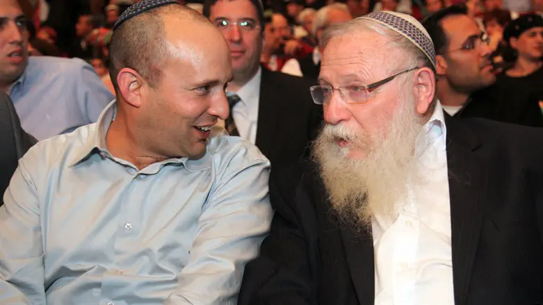 הרב חיים דרוקמן ונפתלי בנט