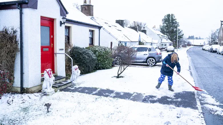 שלג בסקוטלנד