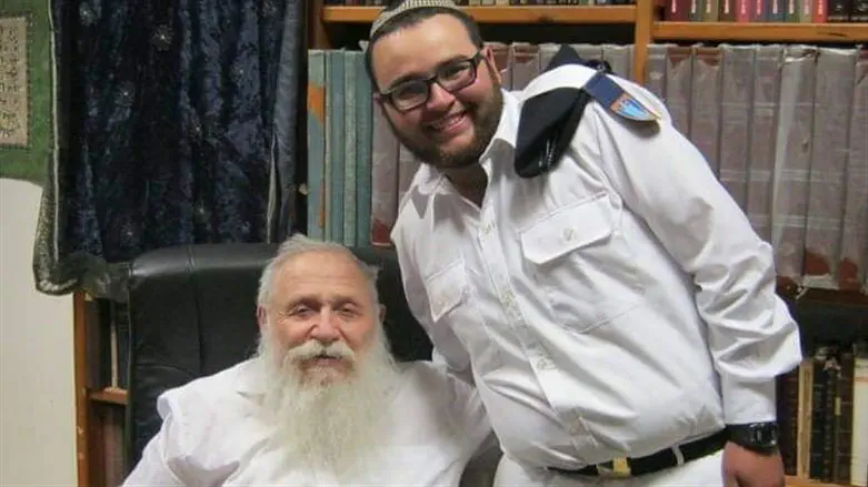 Yitz Goldberg with Rabbi Druckman