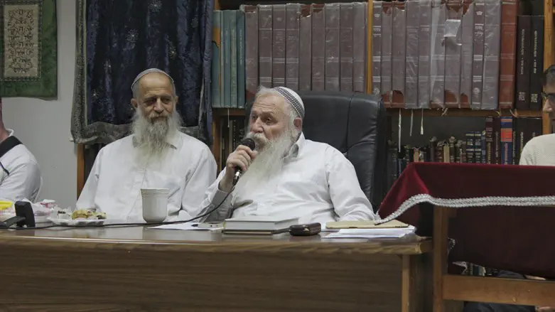 Rabbi Shimon Lapid with Rabbi Chaim Druckman