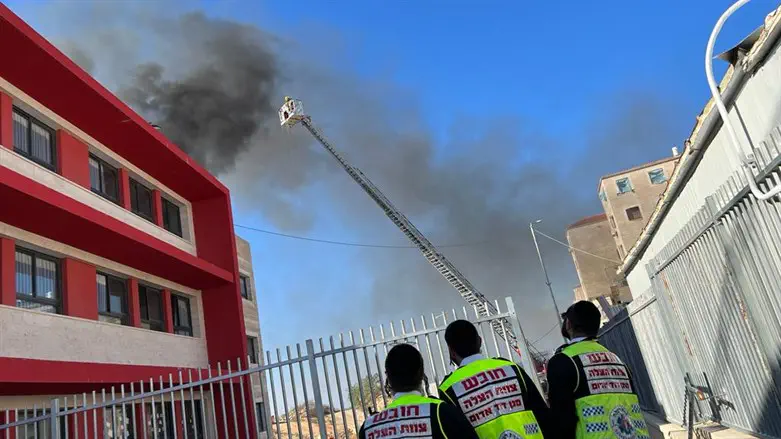 שריפה בביתר. צילום אילוסטרציה