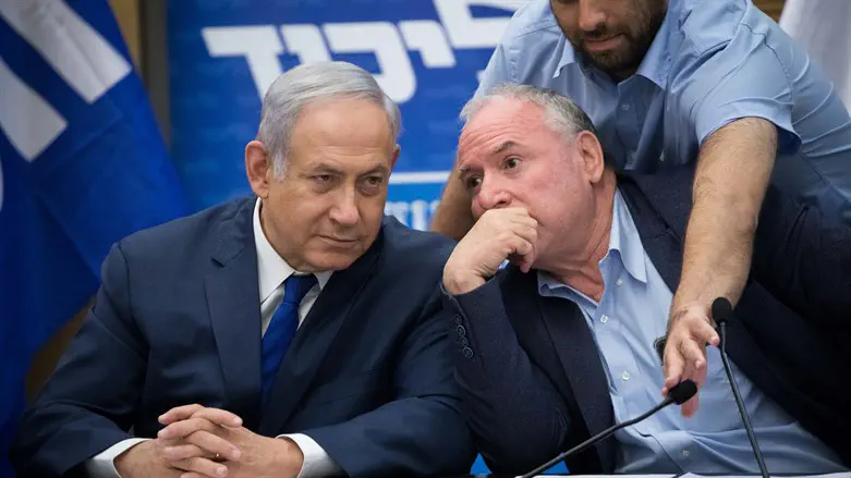 Биньямин Нетаньяху и Дуди Амсалем