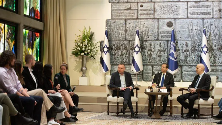 Встреча в резиденции президента Израиля