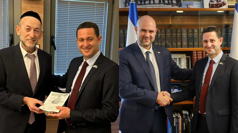 אוהד טל עם אמיר אוחנה ואורי מקלב