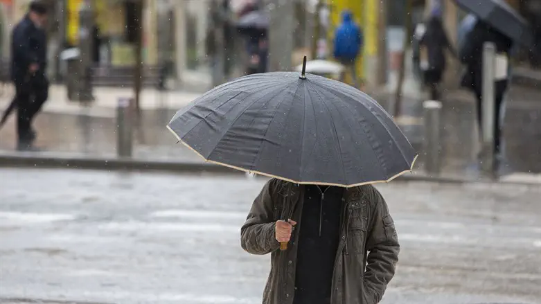 Rain in Jerusalem (file)