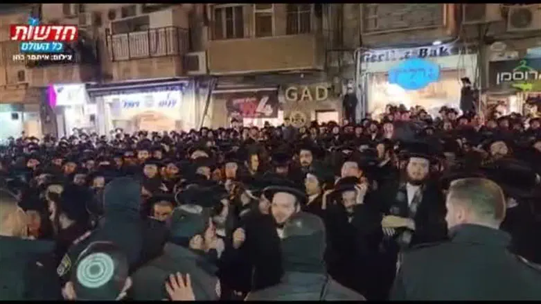 Противостояние с полицией в Иерусалиме