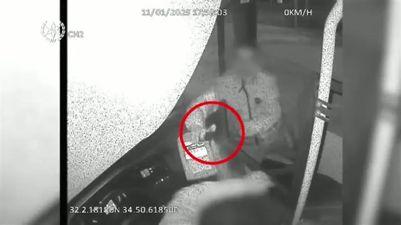 Кадр с видео нападения