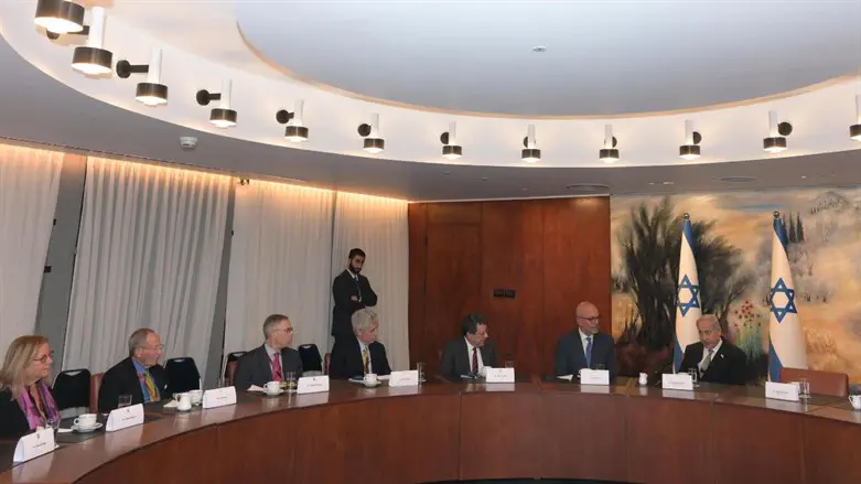 Netanyahu meets AJC Executive Council delegation