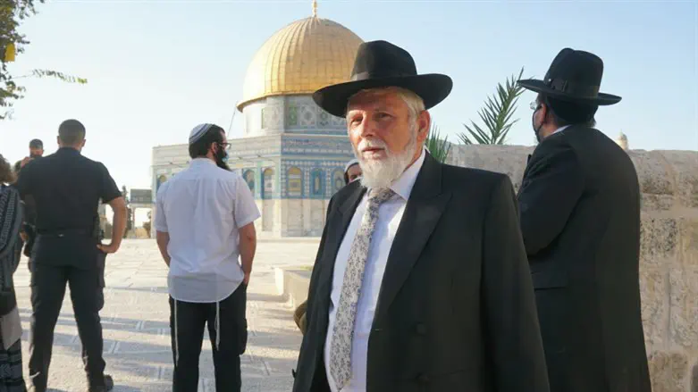 הרב יהודה שלוש בהר הבית