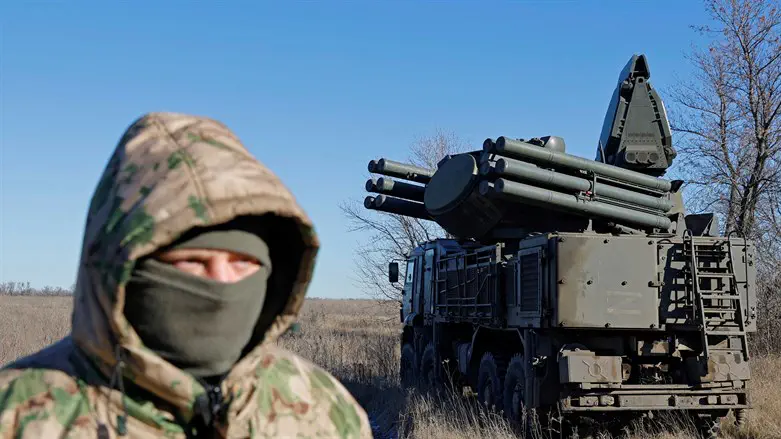 Российский РСЗО "Панцирь"