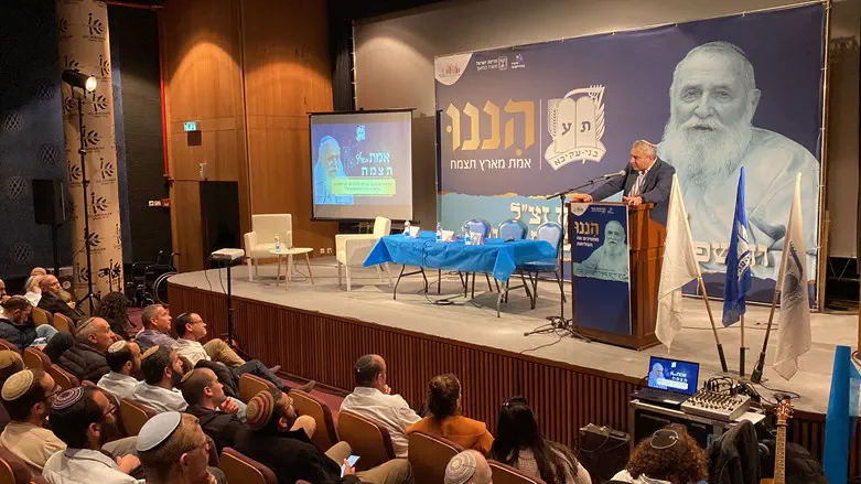 זאב אלקין בכנס לזכרו של הרב דרוקמן