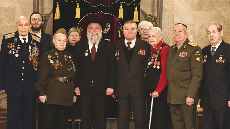 הווטרנים עם הרב מרקוביץ'