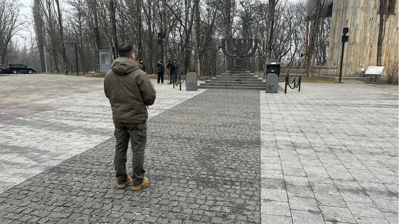 Владимир Зеленский в Бабьем Яру