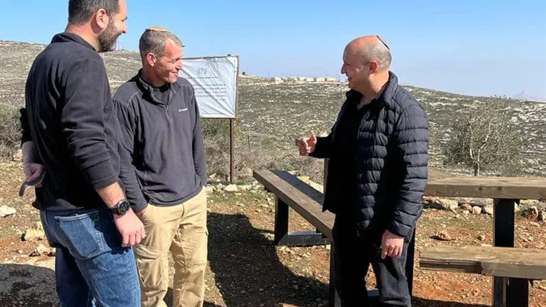 בנט ביישוב קידה ביום שישי האחרון