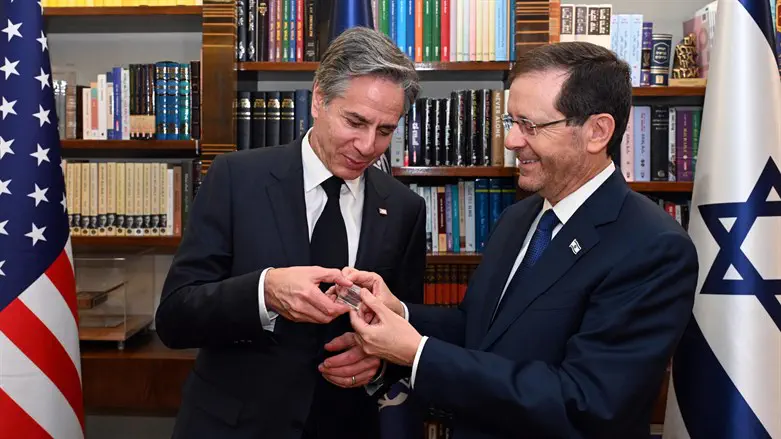 Ицхак Герцог и Энтони Блинкен