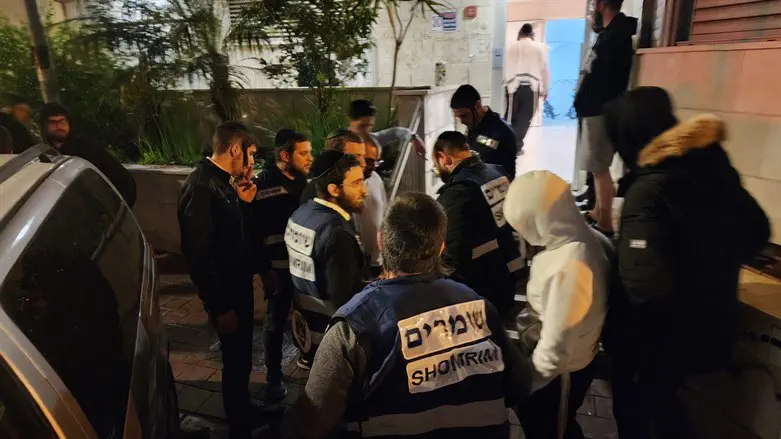 זירת המעצר בבני ברק