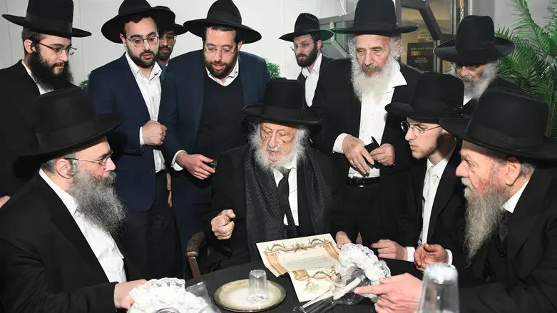  נישואי בתו של הרב יצחק שאול קניבסקי